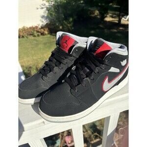 Nike Air Jordan Mid 'Black Grey' 2019 - Size 7Y (554724-060) Deadstock